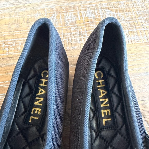 Chanel Black Mary Jane ballet Flats size 40 - Picture 6 of 8